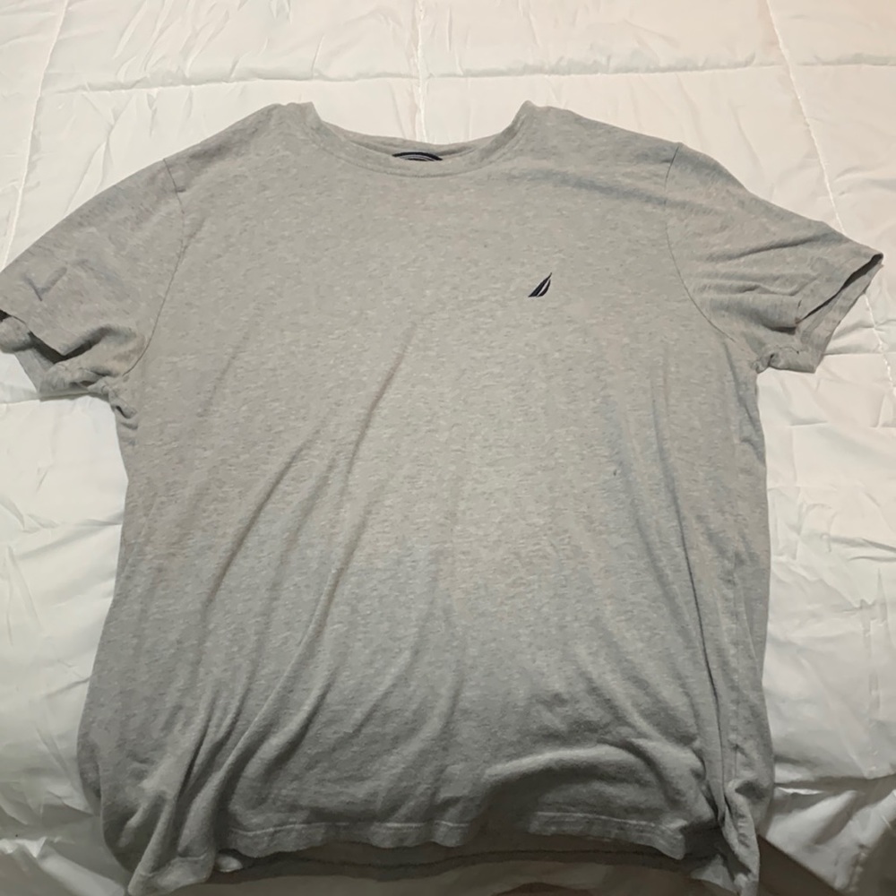 Gray nautica short sleeve tee